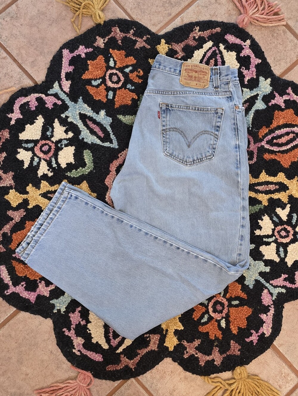 🔥🔥Y2K 560 Levi's Light Blue Baggy Comfort Fit Jeans🔥🔥 Size 34W X 32L